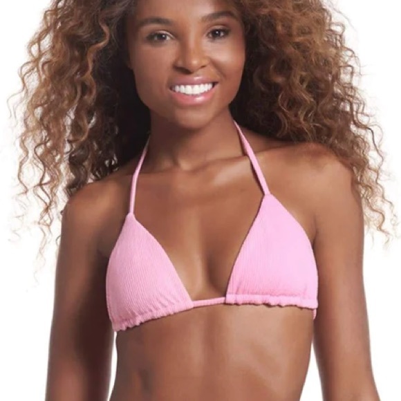 Maaji • Reversible Pink Floral Bikini TOP - Picture 2 of 10